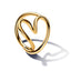 Essence Ring Geformtes Herz Vergoldet