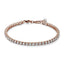 Tennisarmband Funkelnd Rosé Vergoldet