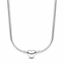 393091C00 Gliederhalskette Herzverschluss Moments Silber 45 cm