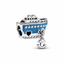 Charm Ankerndes Kreuzfahrtschiff Blau Sterling-Silber