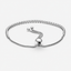 Schiebe-Tennisarmband Funkelnd Sterling-Silber
