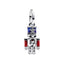 Charm-Anhänger Beweglicher Nussknacker Sterling-Silber