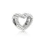 Original Charm Beaded Heart Sterling-Silber