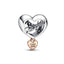 Charm Love You Daughter Herz Silber Roségold