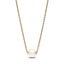 363167C01 Kette Collier Süßwasserzuchtperle Vergoldet