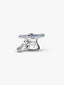 Funkelnde Blaue Absolventenmütze 2026 Charm Sterling-Silber
