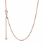 Rose 388283 Kette Curb Chain Rosé Vergoldet 60 cm