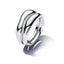 Essence Ring Stacking Geformt Silber