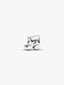 Musiknote Mini-Charm Sterling-Silber