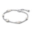 Kettenarmband Süßwasserzuchtperle Silber