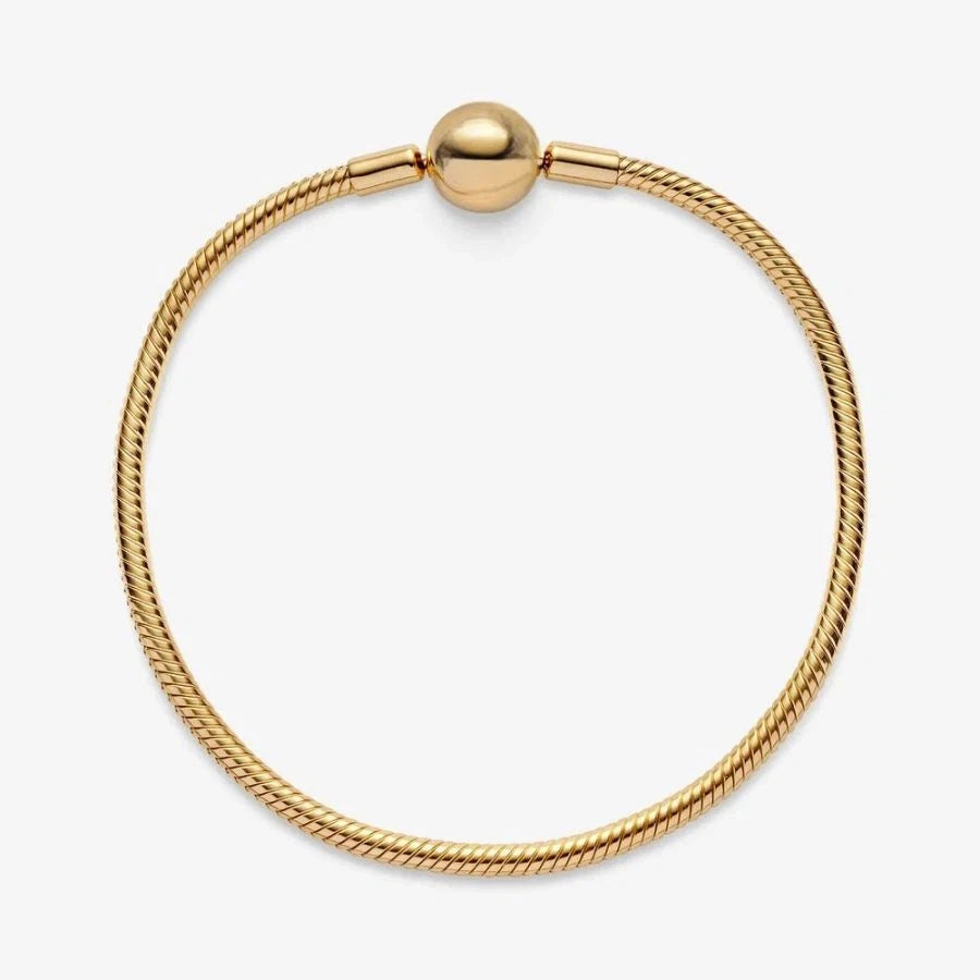 Schlangen-Gliederarmband Vergoldet Zweitbild