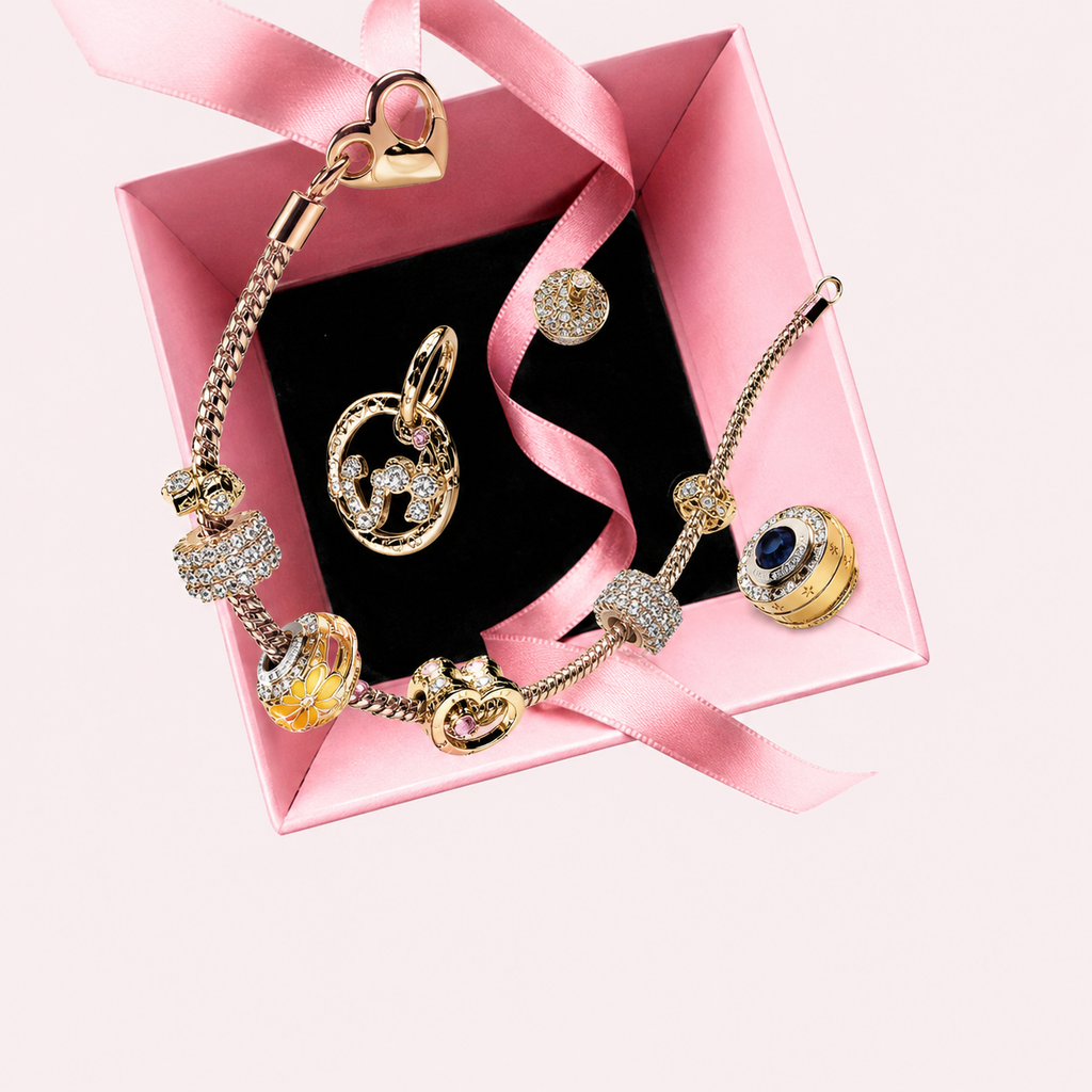 392832C01 Collier-Halskette Funkelnde Birnen-Kranz Zirkonia Silber