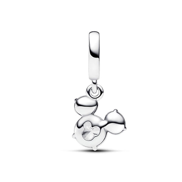 Charm-Anhänger Micky Maus Funkelnder Kopf Silhouette