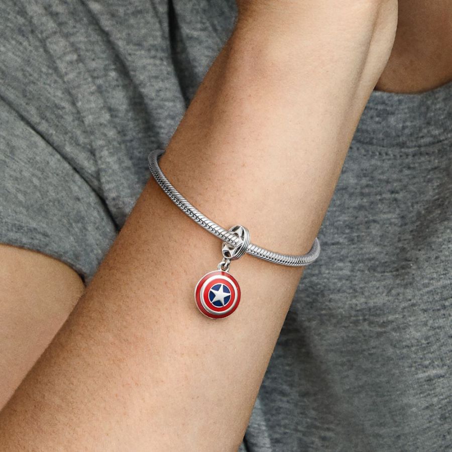 Charm-Anhänger The Avengers Captain Americas Schild Zweitbild