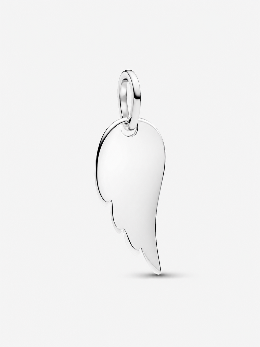 Gravierbarer Engelsflügel Anhänger Sterling-Silber