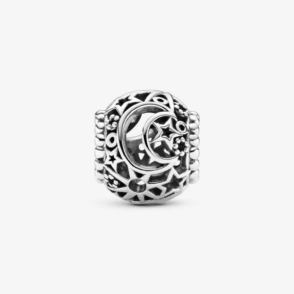 Charm Sonne Mond & Sterne Silber