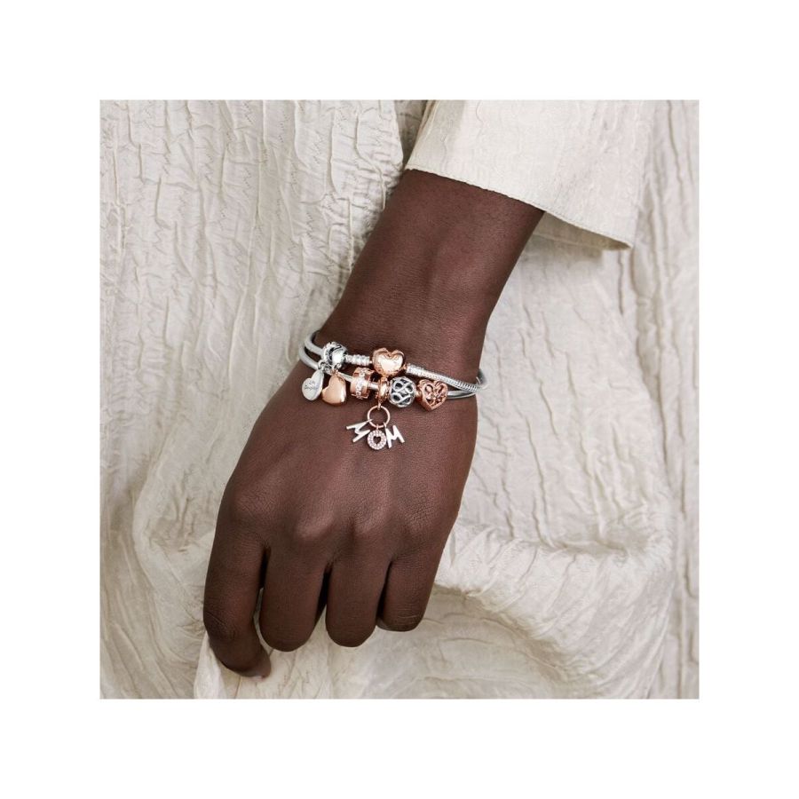 Charm Offen Unendlichkeits-Symbol Sterlingsilber