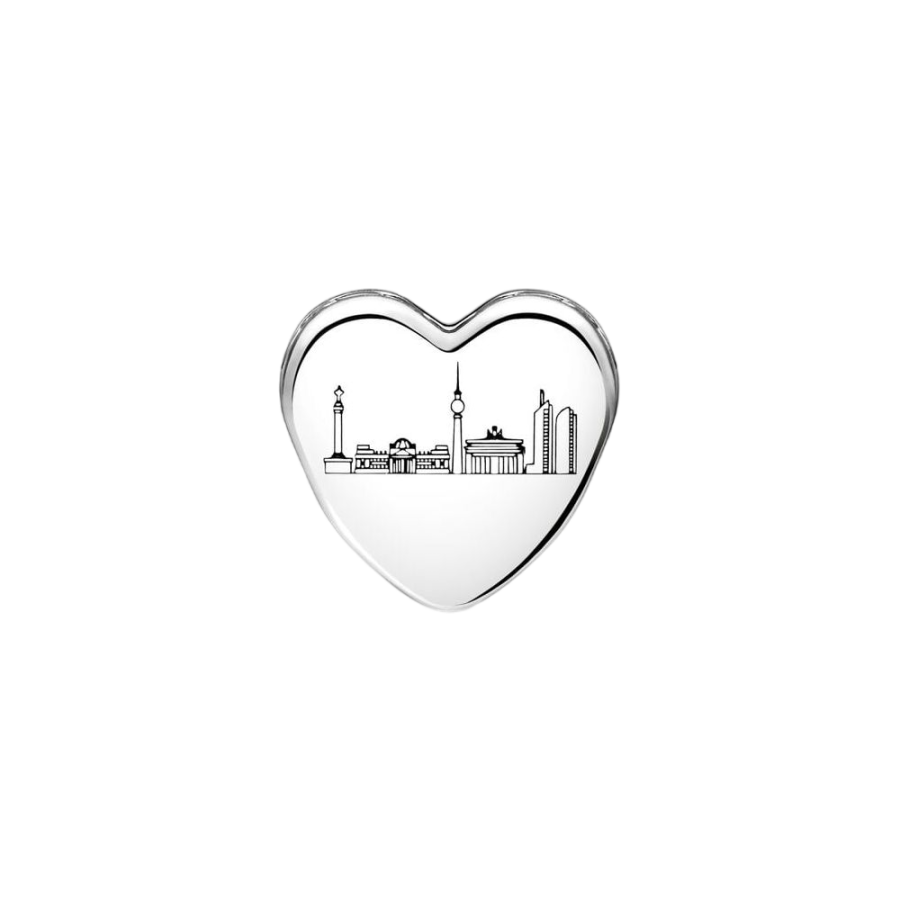 Charm Berlin Herz Sterling-Silber Zweitbild