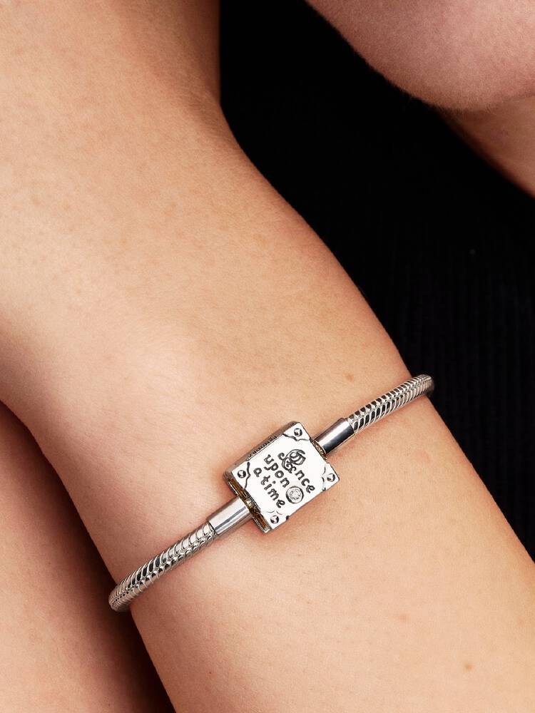 Prinzessinnen Geschichtenbuch Schlangen-Gliederarmband mit im Labor gezüchtetem Diamanten Zweitbild
