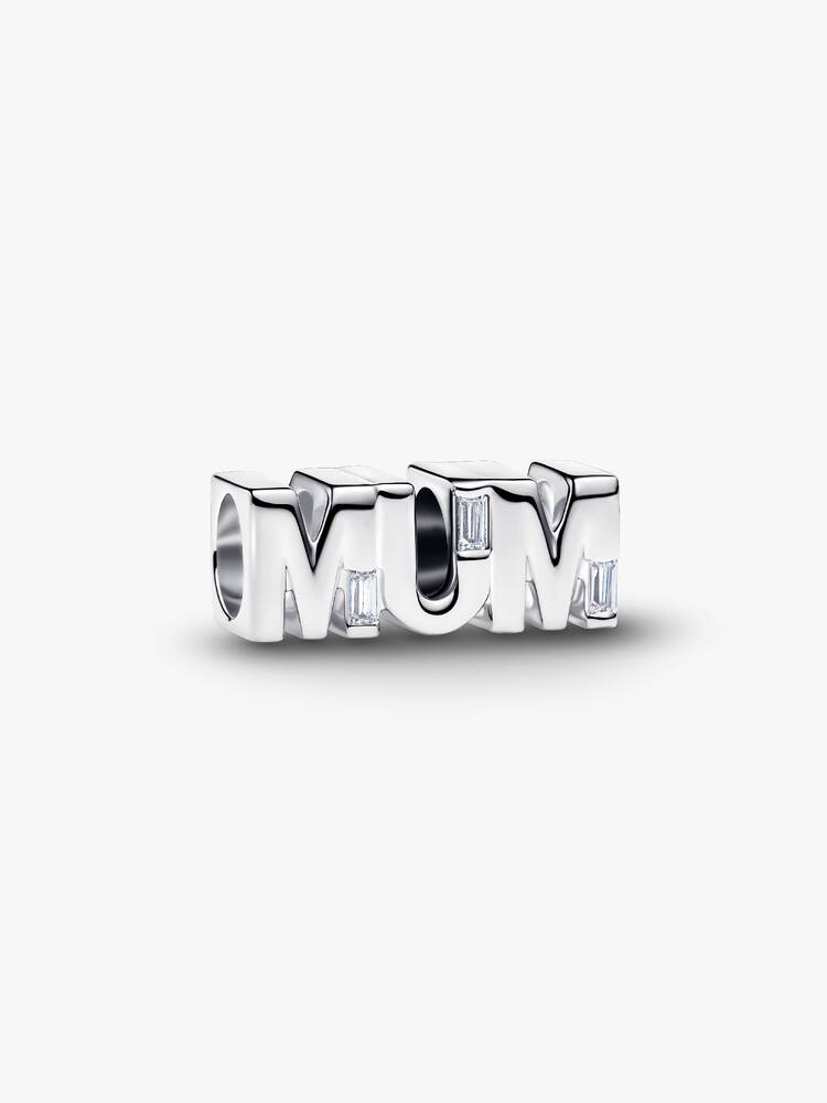 Wendbares Mum-Charm Sterling-Silber