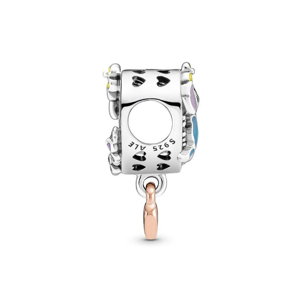 Charm Ohana Lilo & Stitch Inspiriertes Silber 14k Rosé