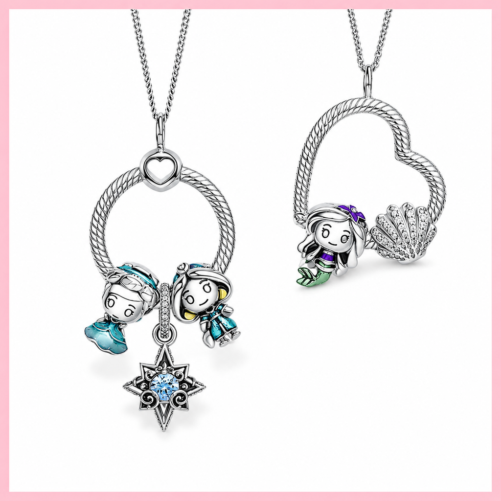 Charm Die Kleine Meerjungfrau Ariel Sterling-Silber