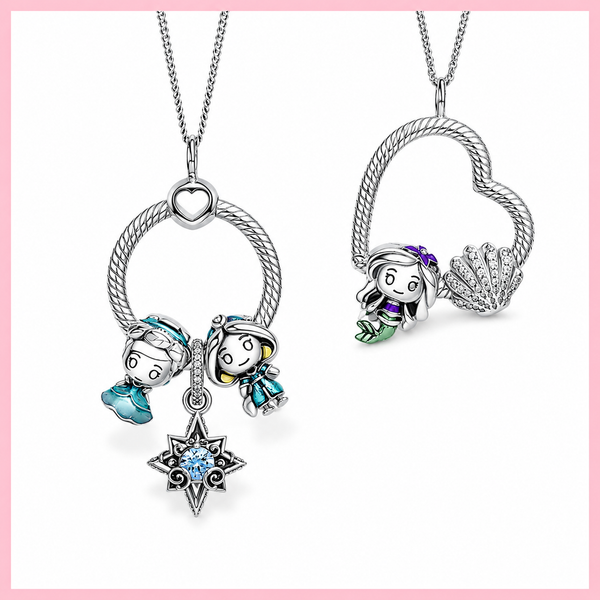 Charm Die Kleine Meerjungfrau Ariel Sterling-Silber