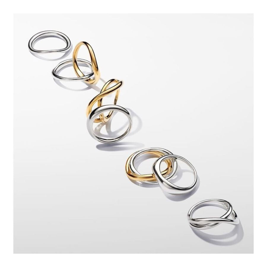 Essence Bandring Organisch Geformt Silber