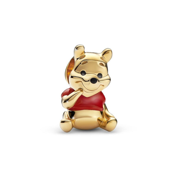 Charm Winnie Puuh Bär 14 Karat Vergoldet