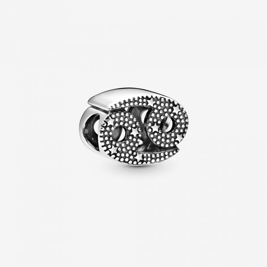 Charm Funkelnder Krebs Sterling-Silber Zweitbild