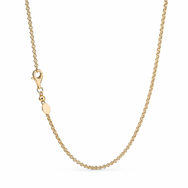 369260C00 Halskette Rolokette 14k Vergoldet 60 cm