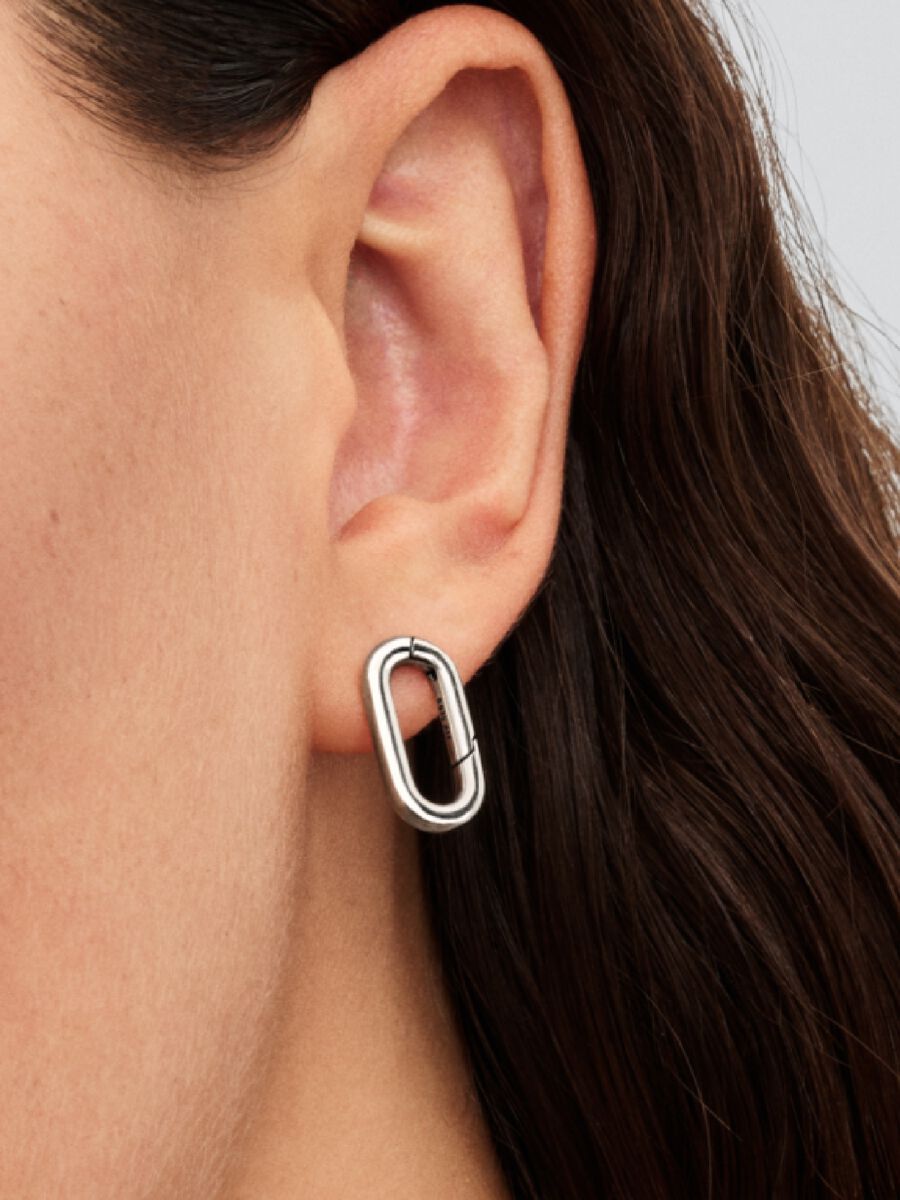 Aufklappbarer Ohrstecker Sterling-Silber