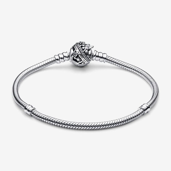 Schlangen-Gliederarmband Tinker Bell Clasp Silber