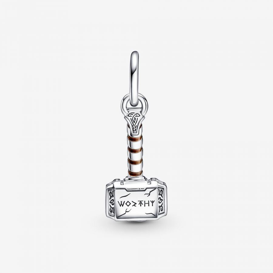 Charm-Anhänger The Avengers Thors Hammer Silber