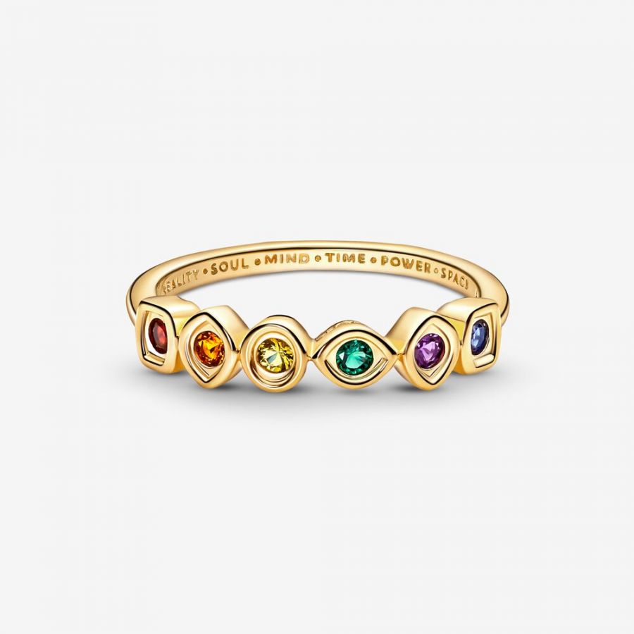 Ring The Avengers Infinity Steine 14k Vergoldet