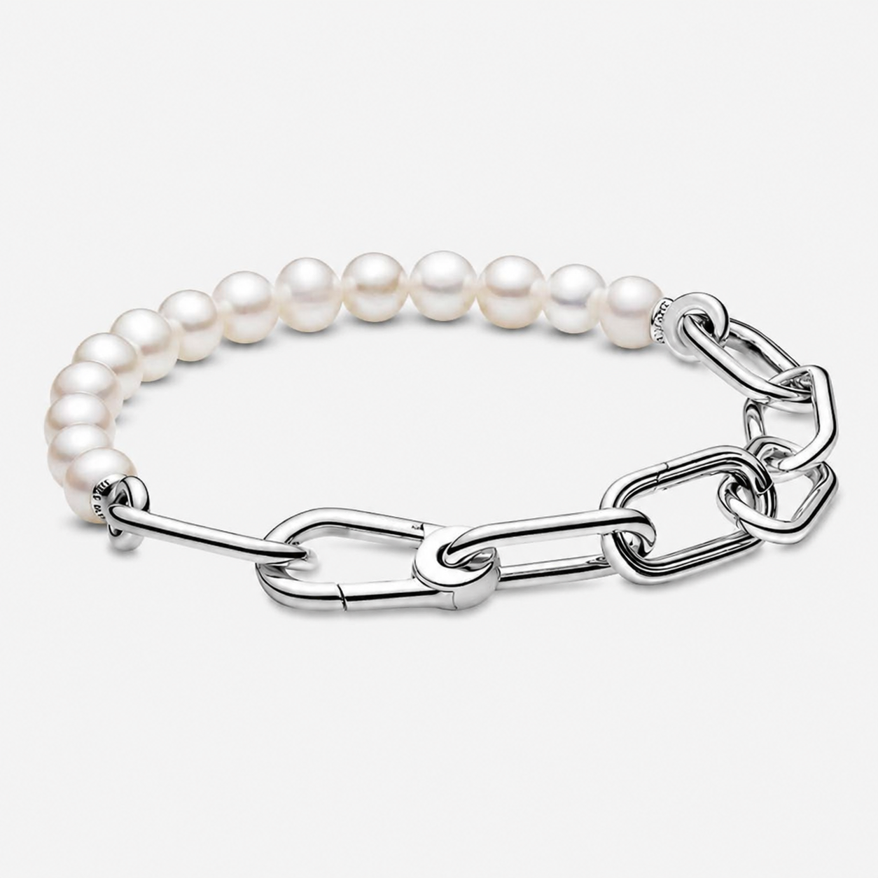 Armband Süßwasserzuchtperlen Sterling-Silber Zweitbild