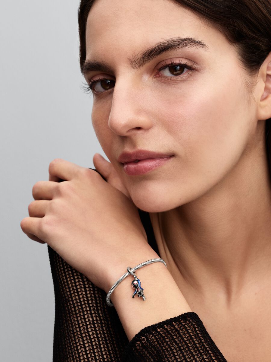 Spider Charm-Anhänger Sterling-Silber
