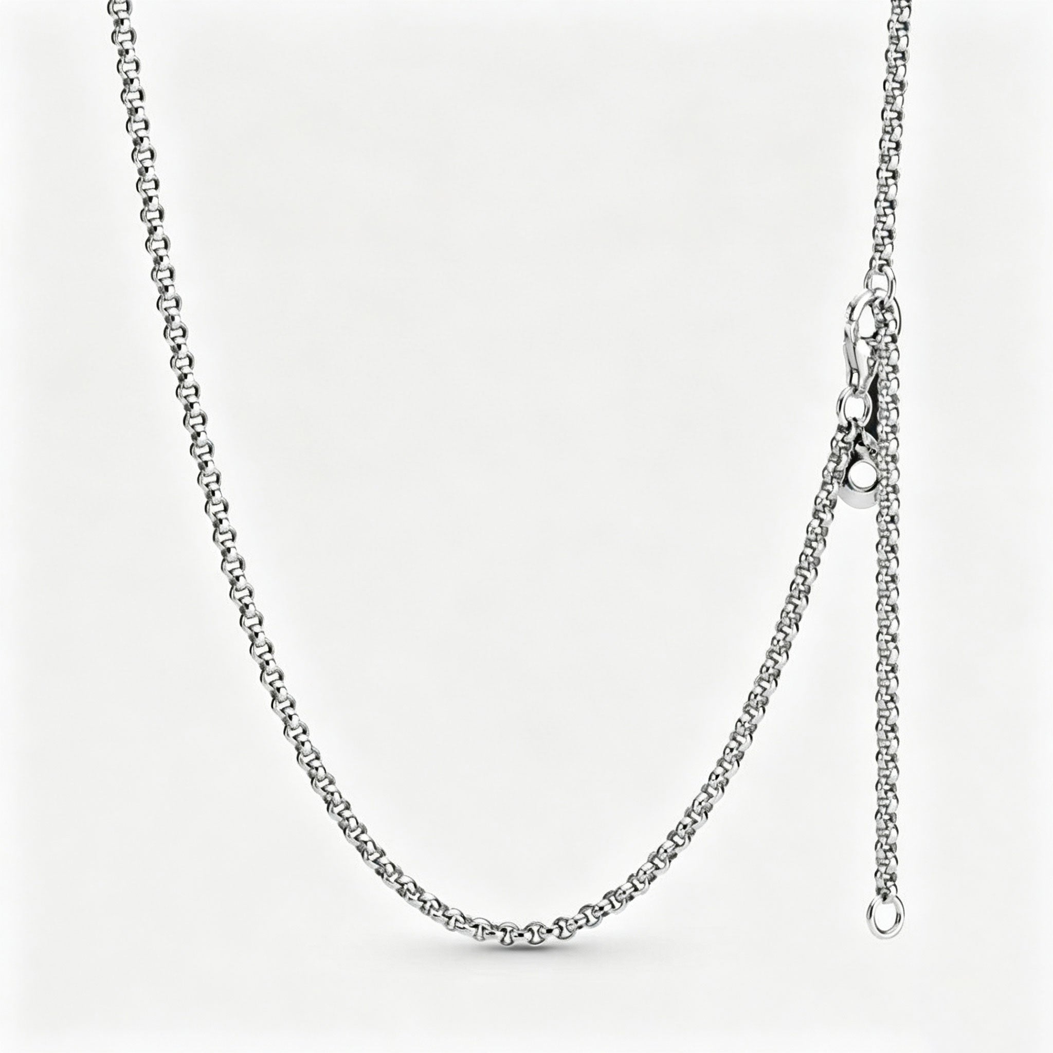 399260C00 Halskette Rolokette Sterling-Silber 60 cm