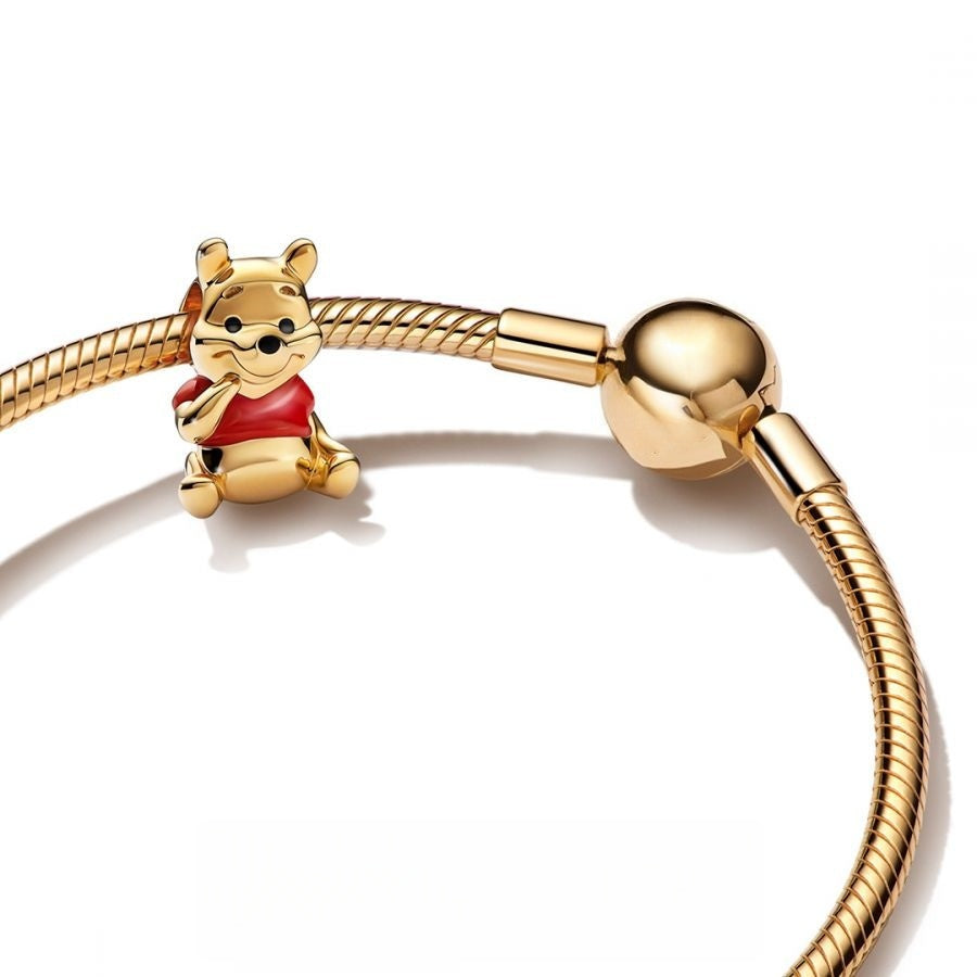 Charm Winnie Puuh Bär 14 Karat Vergoldet Zweitbild