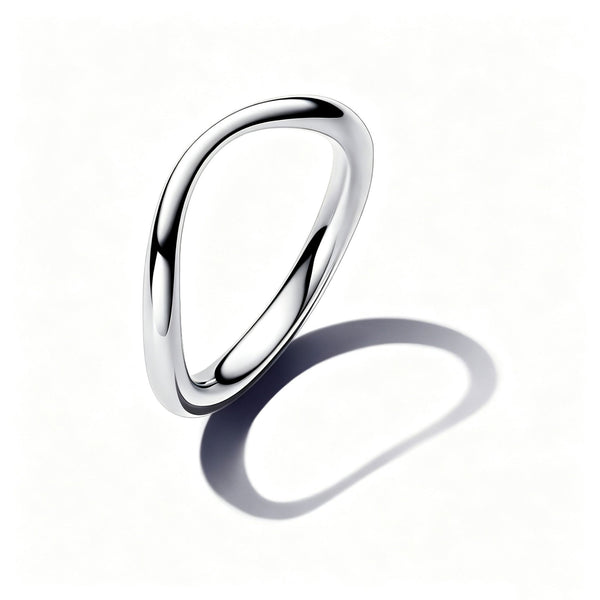 Essence Bandring Organisch Geformt Silber