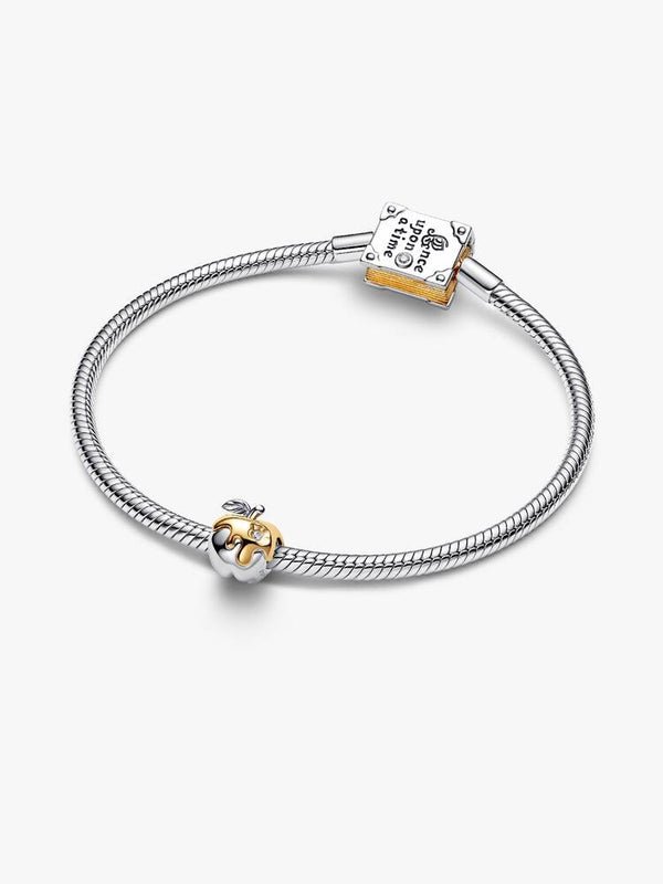 Schneewittchen Vergifteter Apfel mit im Labor gezüchtetem Diamant Charm