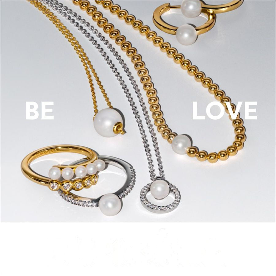 393167C01 Halskette Collier Süßwasserzuchtperle Silber