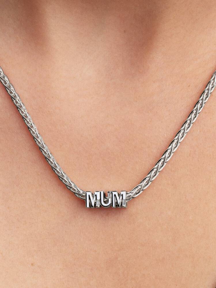 Wendbares Mum-Charm Sterling-Silber