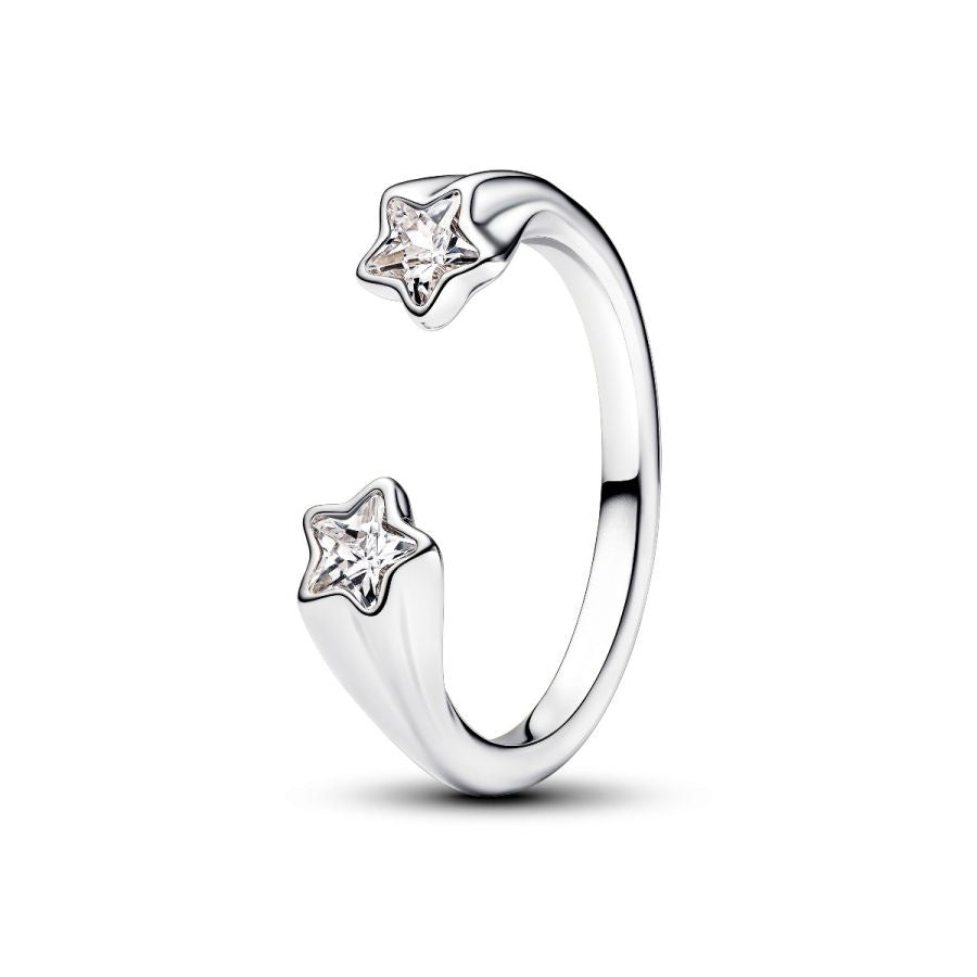 Ring Offen Sternschnuppen Sterling-Silber