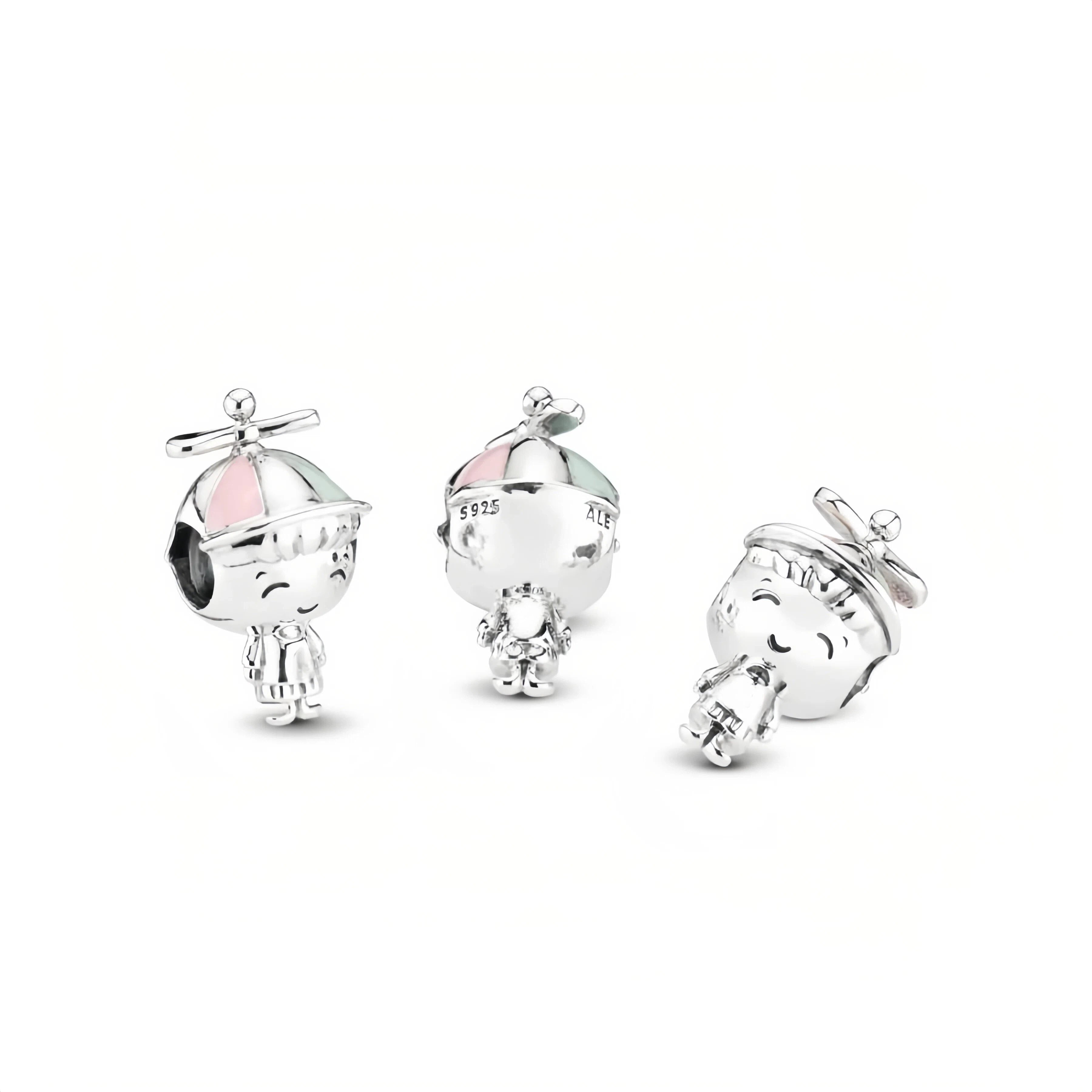 Charm Propeller Hat Boy Sterling-Silber
