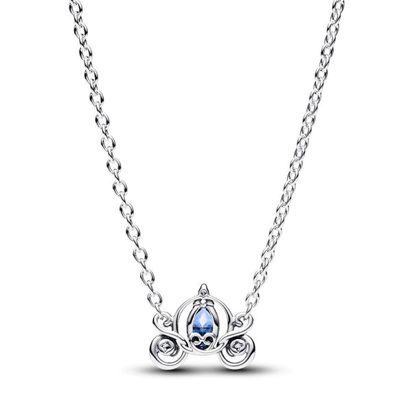 Collier-Halskette Cinderellas Kutsche Zirkon Silber