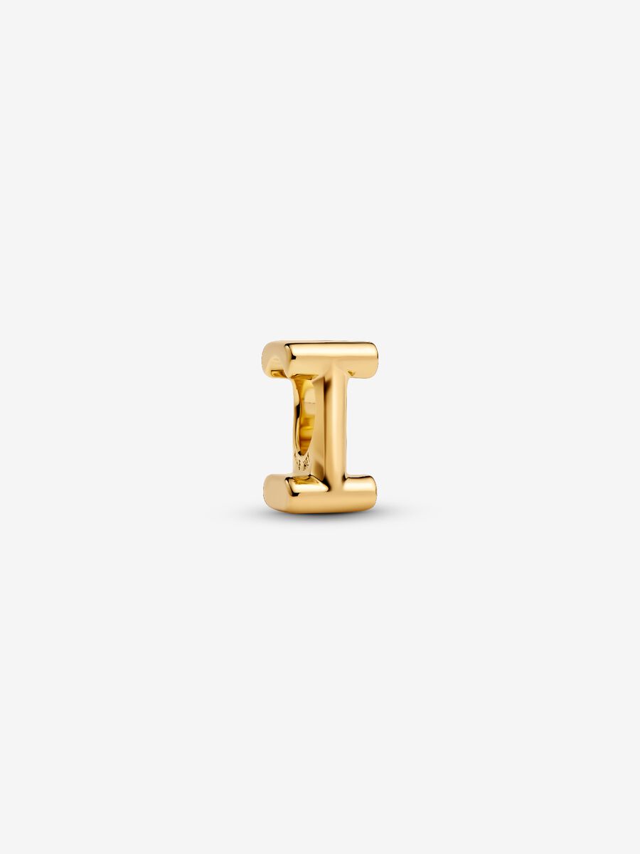 Buchstabe I Alphabet -Mini-Charm 14 Karat Vergoldung Hauptbild