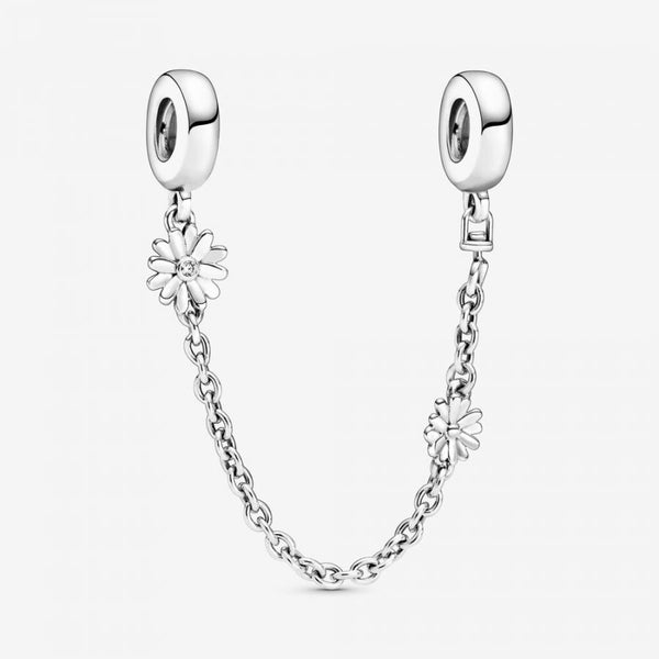 798764C01 Komfortketten-Charm Gänseblümchen Silber 5 cm