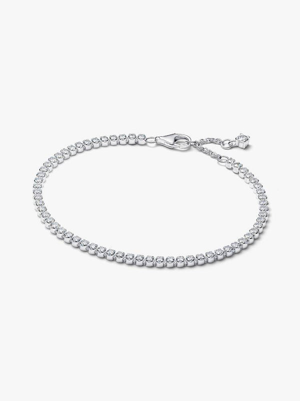 Funkelndes Tennisarmband Sterling-Silber