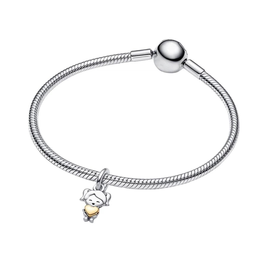 Charm-Anhänger Happy Girl Sterling Silber